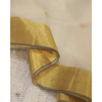 Load image into Gallery viewer, Eclipse-Balaramapuram-Kasavu-Cotton-Saree-with-Tissue-Pallu-and-Gold-Zari-Border