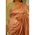 Load image into Gallery viewer, Opaline-Blush-Pink-Banarasi-Katan-Silk-Saree-with-All-Over-Zari-Brocade