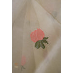 Load image into Gallery viewer, Pratraani-Hand-Embroidered-Lemon-Yellow-Organza-Saree-with-Zari-Border