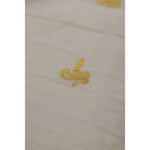 Load image into Gallery viewer, serpent-balaramapuram-kasavu-cotton-saree-with-coiled-serpent-motifs-and-tissue-pallu