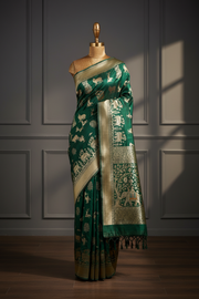 Shikargah-Sarees-History-Motifs-and-How-to-Wear-Them