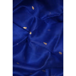 Load image into Gallery viewer, Eclat-Royal-Blue-Banarasi-Organza-Saree-with-Gold-Zari-Border