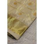 Load image into Gallery viewer, Eclipse-Balaramapuram-Kasavu-Cotton-Saree-with-Tissue-Pallu-and-Gold-Zari-Border