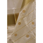 Load image into Gallery viewer, Eclipse-Balaramapuram-Kasavu-Cotton-Saree-with-Tissue-Pallu-and-Gold-Zari-Border
