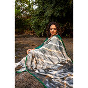 Glintress-Grey-Banarasi-Silk-Tissue-Saree-with-Kadwa-Gold-&-Silver-Zari-Bootis