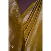Kanaka-Handwoven-Golden-Yellow-Banarasi-Brocade-Saree