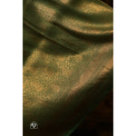 Load image into Gallery viewer, Mistelle-Sea-Foam-Green-Banarasi-Katan-Silk-Saree-with-All-Over-Zari-Brocade