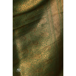 Load image into Gallery viewer, Mistelle-Sea-Foam-Green-Banarasi-Katan-Silk-Saree-with-All-Over-Zari-Brocade
