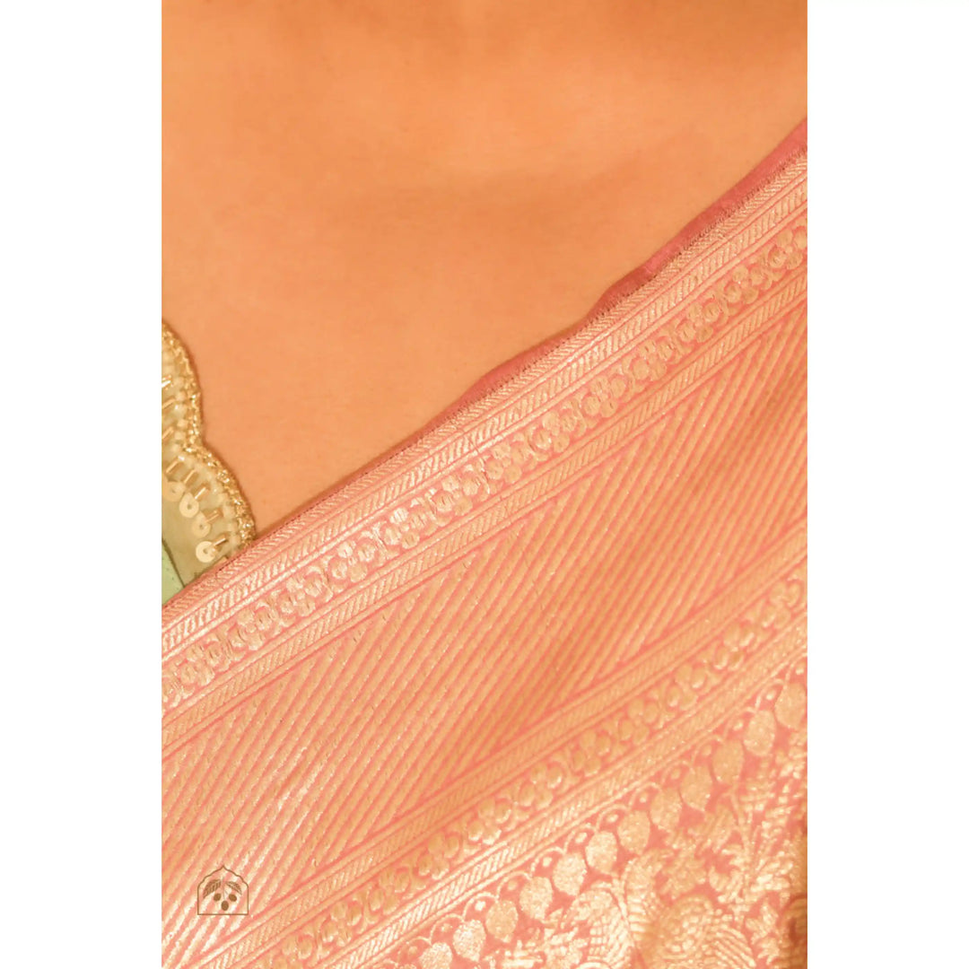 Opaline-Blush-Pink-Banarasi-Katan-Silk-Saree-with-All-Over-Zari-Brocade