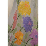 Load image into Gallery viewer, Pratraani-Hand-Embroidered-Lemon-Yellow-Organza-Saree-with-Zari-Border
