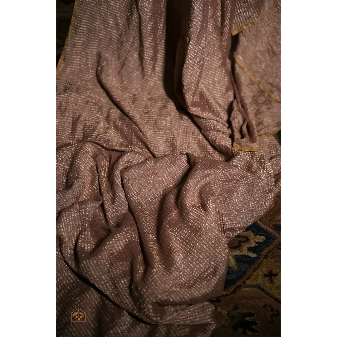 Saanjh-Banarasi-Crushed-Silk-Saree
