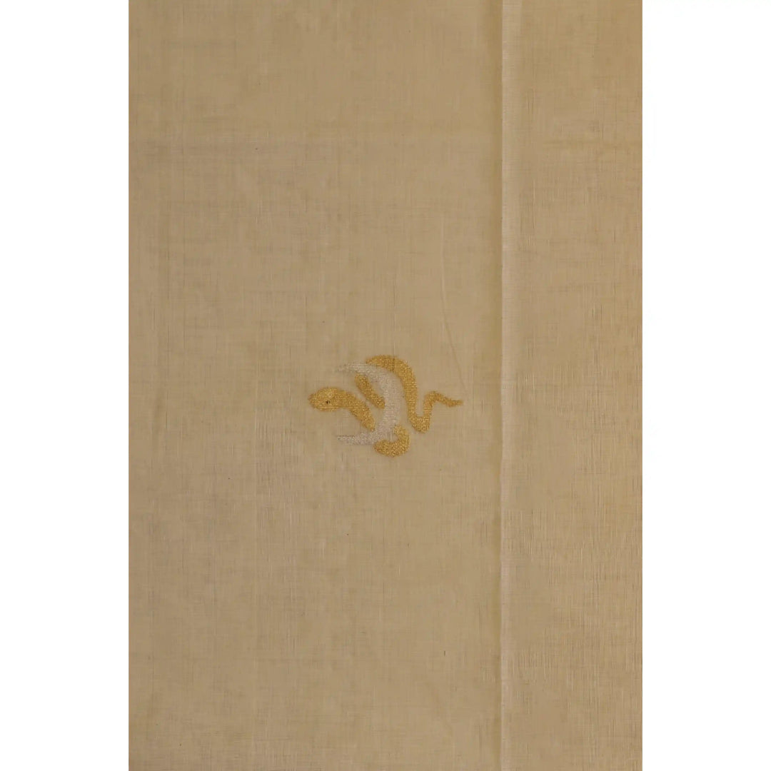 Serenelle-Balaramapuram-Kasavu-Cotton-Saree-with-Tissue-Pallu-and-Zari-Border