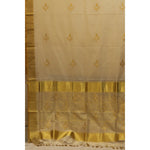 Load image into Gallery viewer, Serenelle-Balaramapuram-Kasavu-Cotton-Saree-with-Tissue-Pallu-and-Zari-Border