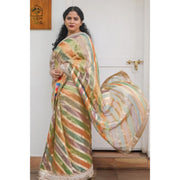 Sunstream-Tissue-Saree-with-Lehariya-Pattern-and-Hand-Embroidered-Borders