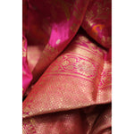 Load image into Gallery viewer, Vanarambha-Banarasi-Brocade-Saree-with-Shikargah-Motif