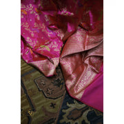 Vanarambha-Banarasi-Brocade-Saree-with-Shikargah-Motif