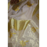 Load image into Gallery viewer, serpent-balaramapuram-kasavu-cotton-saree-with-coiled-serpent-motifs-and-tissue-pallu