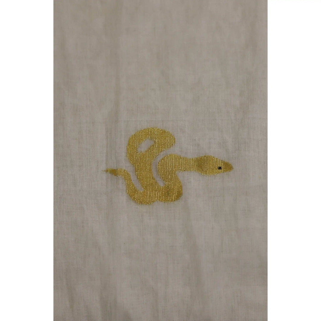 serpent-balaramapuram-kasavu-cotton-saree-with-coiled-serpent-motifs-and-tissue-pallu